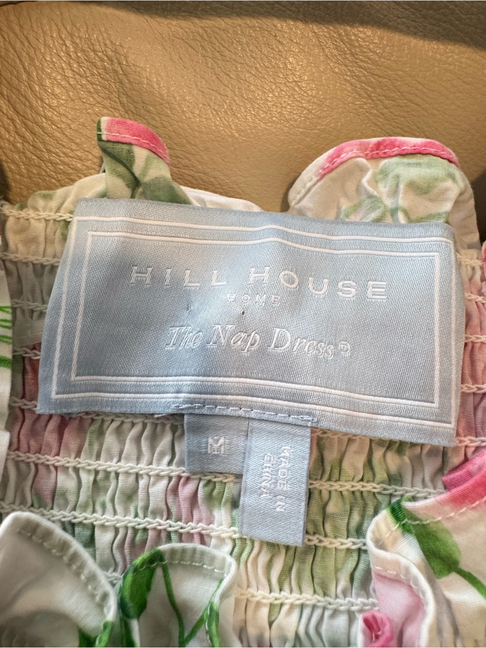 Hill House The Ellie Nap Dress In Pink Roses Medium Garden Weeding Tea Party - Picture 9 of 10